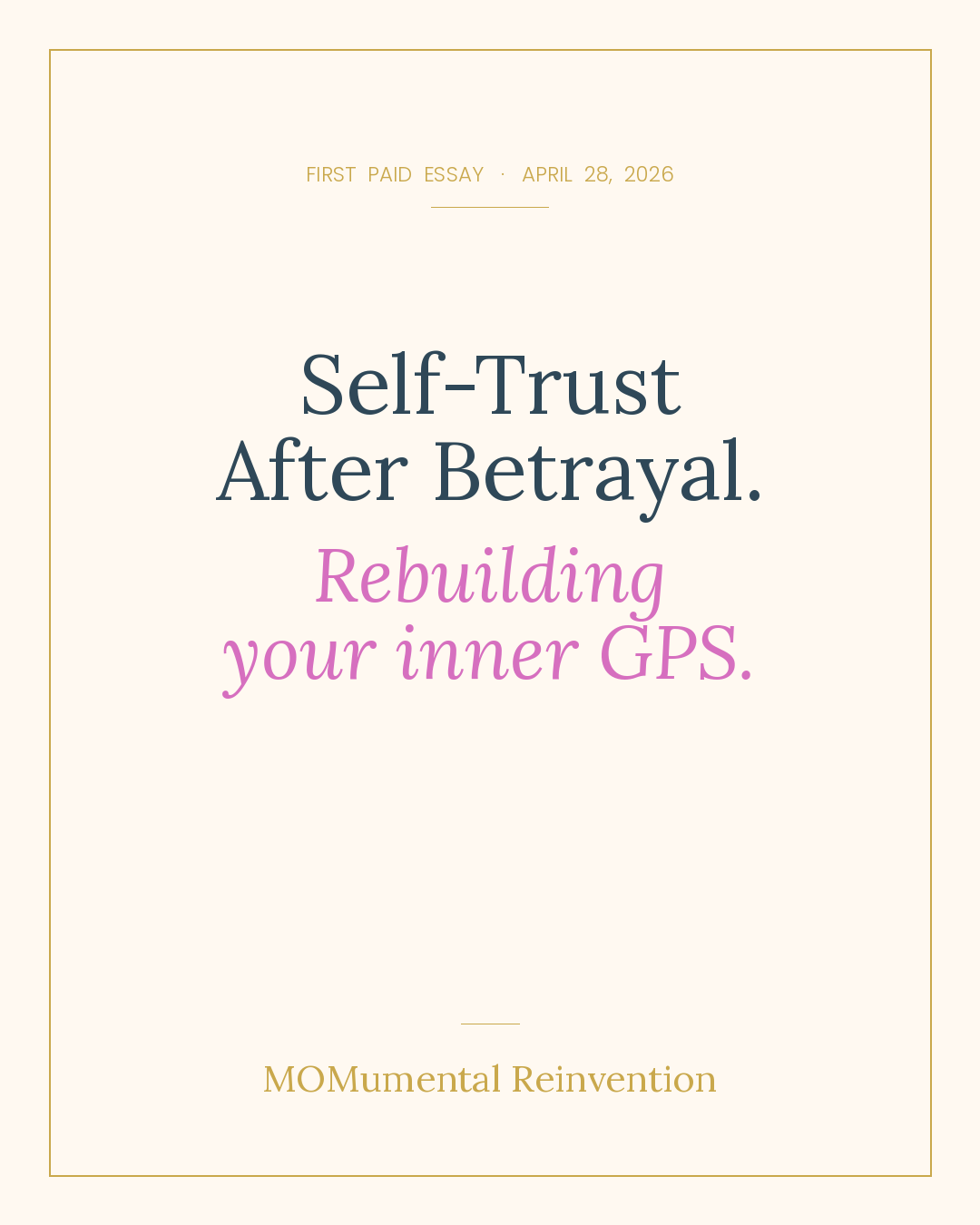 Self-Trust and Confidence, Vol. IV cover