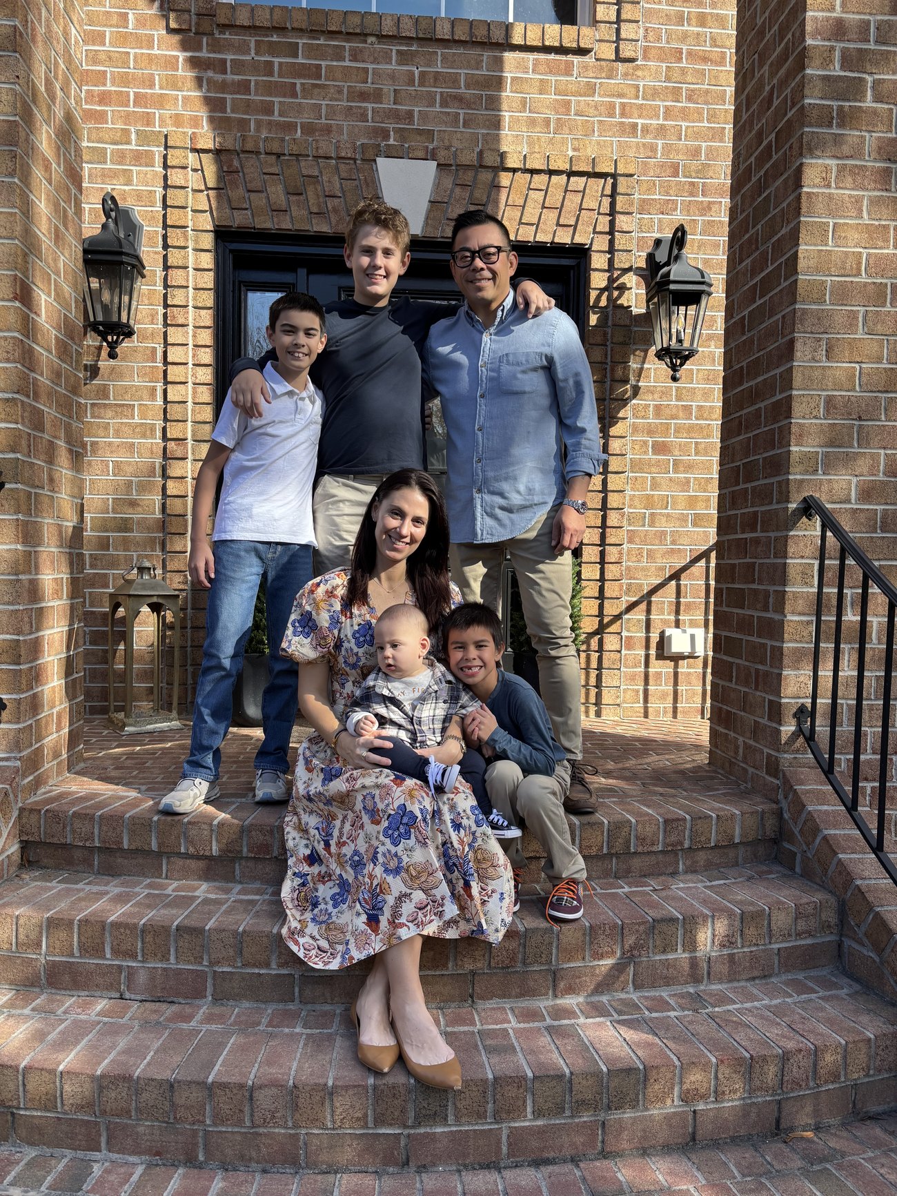 Erika Hanafin Austria with her family.